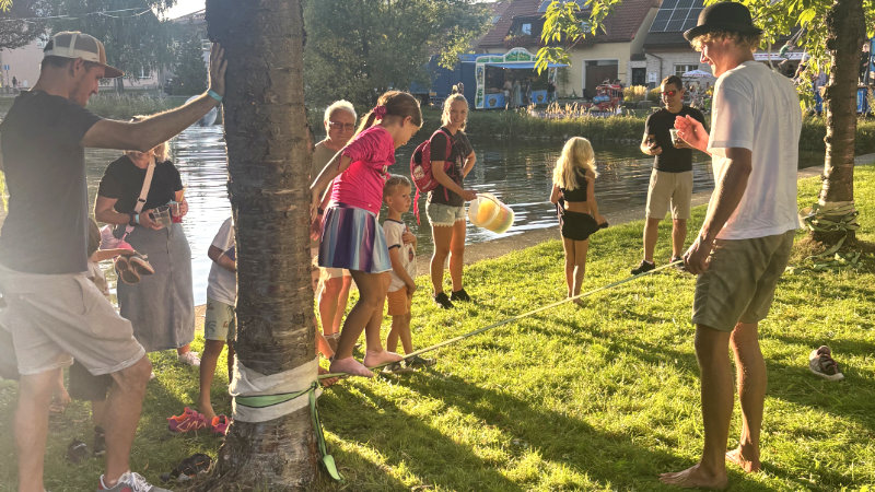 Slackline workshop Kubara